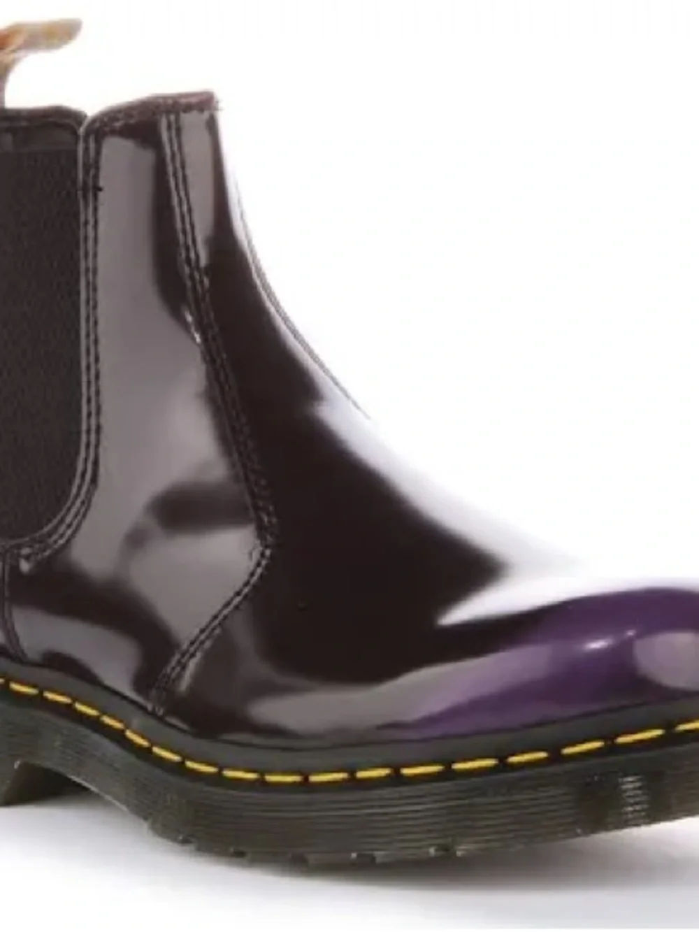 Dr. Martens Vegan 2976 Chelsea Boot in Deep Purple/Black